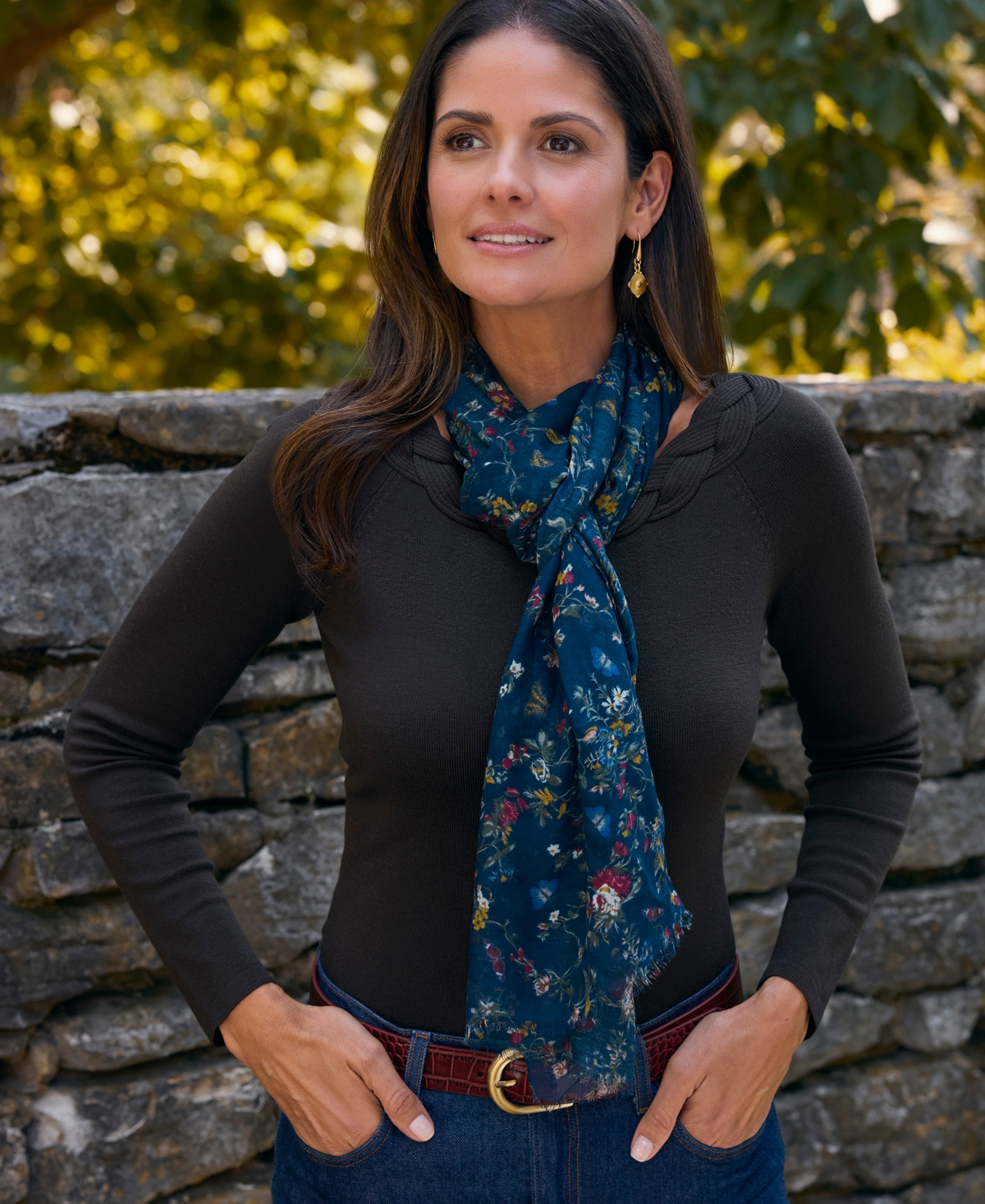 Patricia Nash Vintage Print Scarf