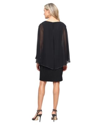 Women's Short Glitter Knit Sheath Dress