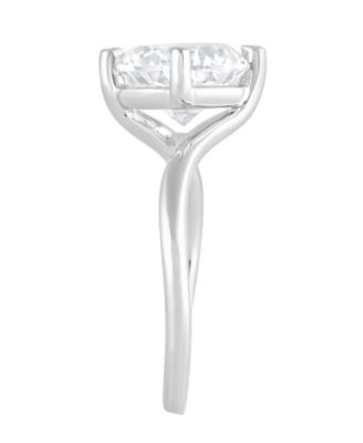 Certified Lab Grown White Diamond Solitaire Ring (3-1/2 ct. t.w.) in 14k White Gold