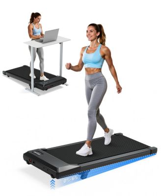 6% Incline Under Desk Walking Pad 3 In 1 treadmills For Home easy store