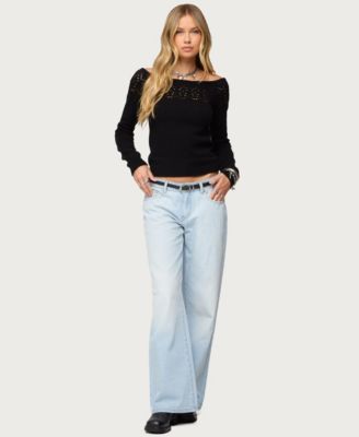 Women's Lillis Boat Neck Knit Top