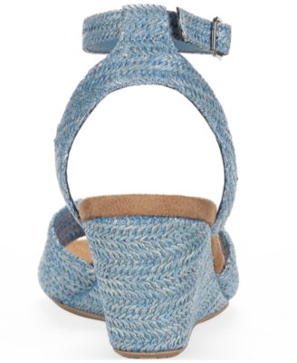 Women's Milliee Round Toe Wedge Sandals, Macy's Exclusive