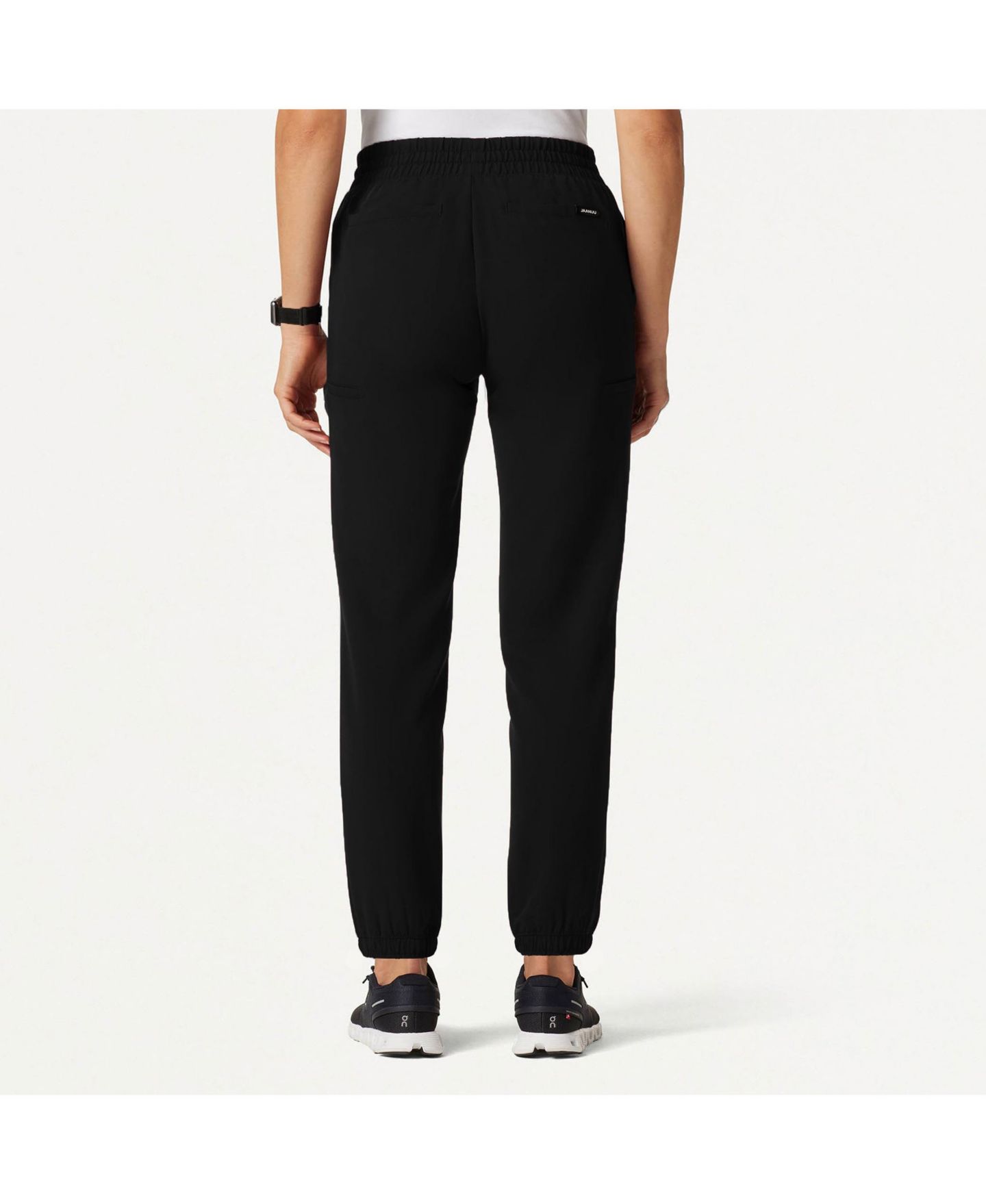 Женские брюки Jaanuu Jace 7-Pocket Skinny Scrub Jogger, цвет: Чёрный — фото 4