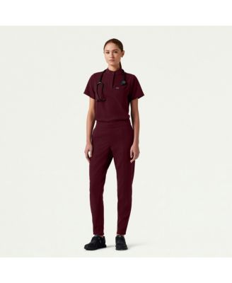 Women's Savi 1-Pocket Classic Banded Collar Scrub Top