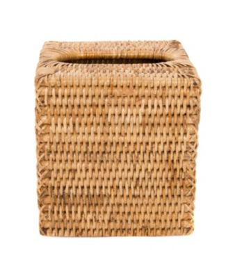 Artifacts Trading Company Rattan Column Tissue Box Cover