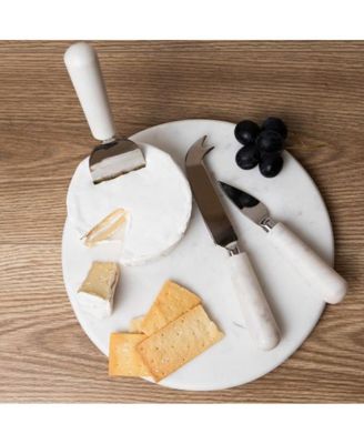 Boxed Set of Marble Cheese Tools