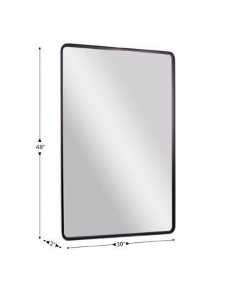 Afsin Wall Mirror with Silver Backed Glass for Clarity for Entryways, Bathrooms & More