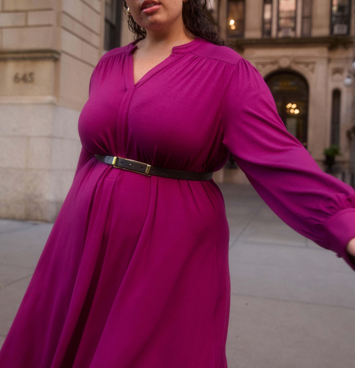 Universal Standard Women's Plus Gramercy Liquid Jersey Dress