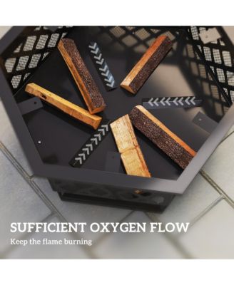 Portable Outdoor Fire Pit for Garden, Patio, or Camping Use