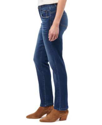 Petite AB Solution High-Rise Straight Jeans