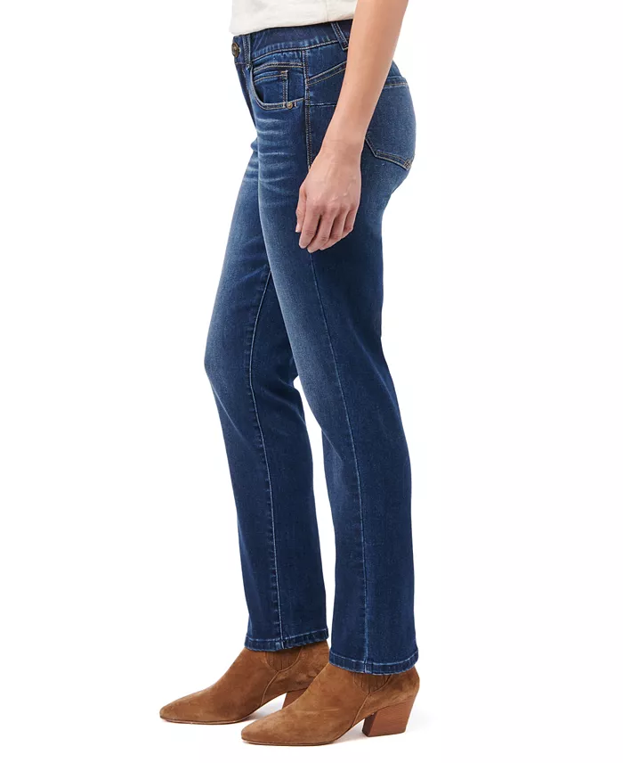 Petite AB Solution High-Rise Straight Jeans - thumbnail 2