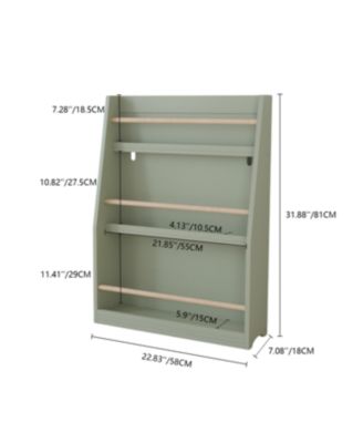 Streamdale 3 Tier Kids Book Shelf/Rack for Organized Bedrooms & Playrooms