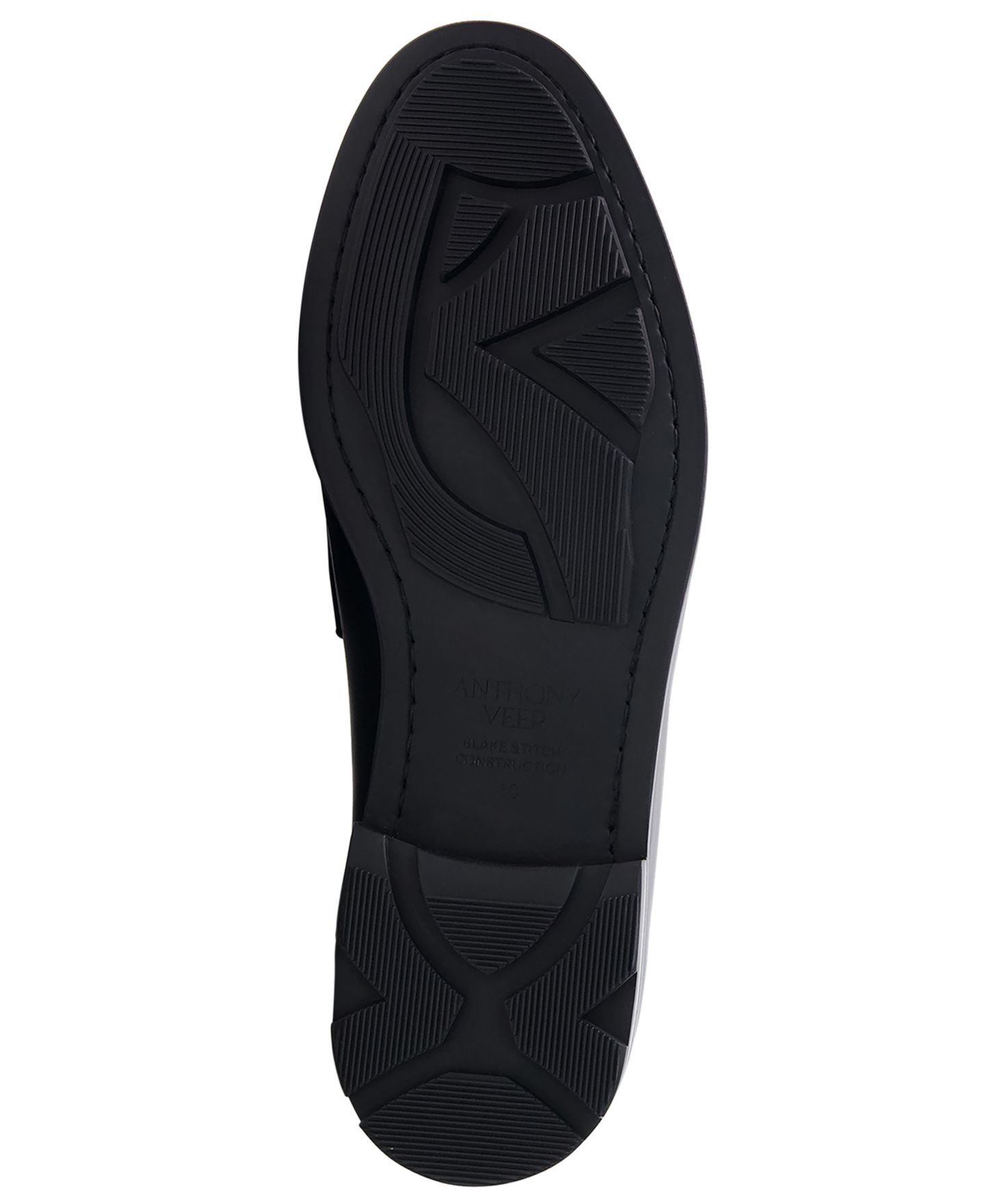 Мужские туфли Anthony Veer Mercer Slip-On Leather Penny, цвет: Чёрный — фото 5