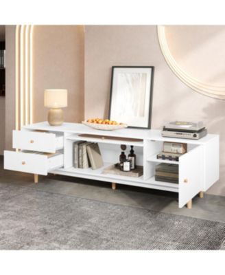 Streamdale 70" TV Stand for TVs up to 80", Minimalist Console Table with Drawers