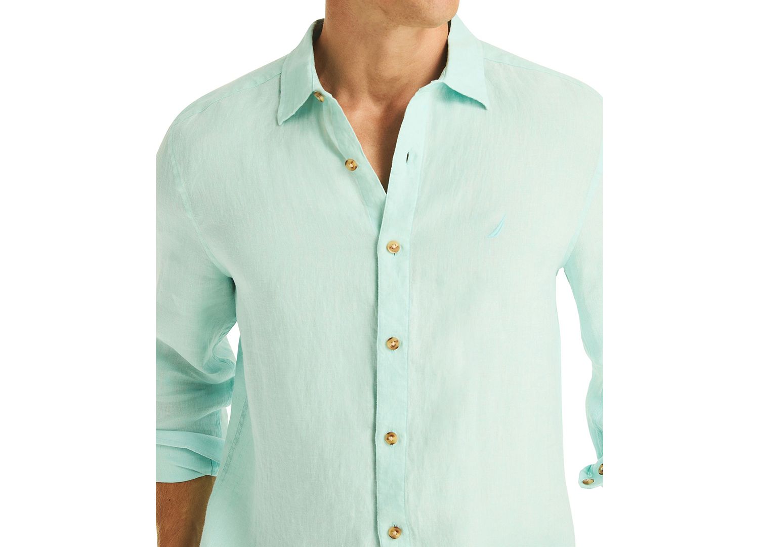 Men's Long-Sleeve Linen Shirt