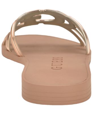 Women's Elyho Jellie Logo Cutout Flat Sandals