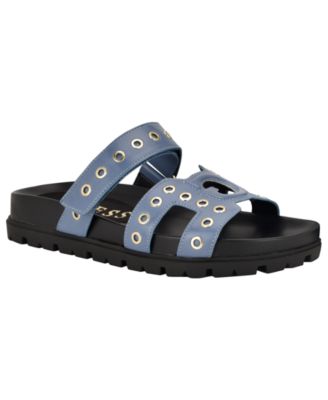 Women's Fashie Grommet Straps Footbed Sandals