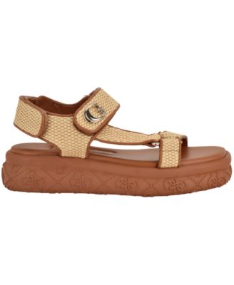 Women's Lanara Strappy Sporty Quattro G Platform Footbed Sandals