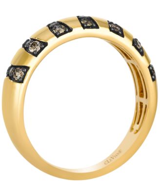 Chocolate Diamond Ring (0.30 ct. t.w.) in 14k Honey Gold