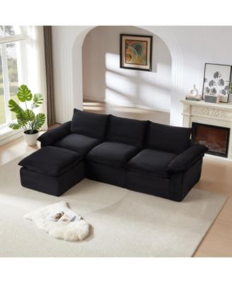 Modern corduroy cloud sofa, freely combined, comfortable sitting experience
