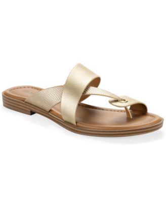Satinne Toe-Ring Thong Casual Sandals, Created for Macy's