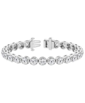 Diamond (12 ct. t.w.) Bracelet in 14k White Gold