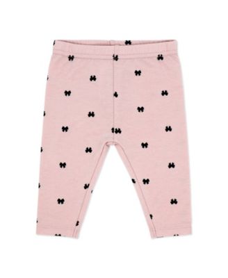 Baby Girls' Tiny Bows Print Top, Leggings and Headband, 3-Piece Set