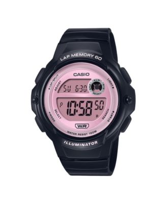 Women's Digital Black Resin Strap Watch 41mm