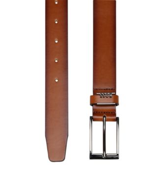 Men's Evening Pin-Buckle Leather Belt