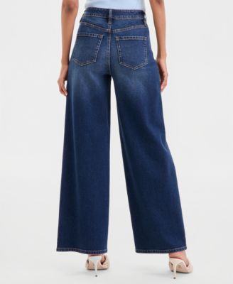 Women's High-Rise Wide-Leg Jeans, Macy's Exclusive