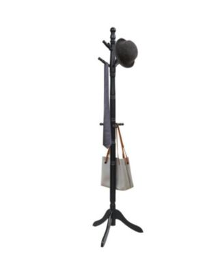 Entryway Height Adjustable Coat Stand with 9 Hooks