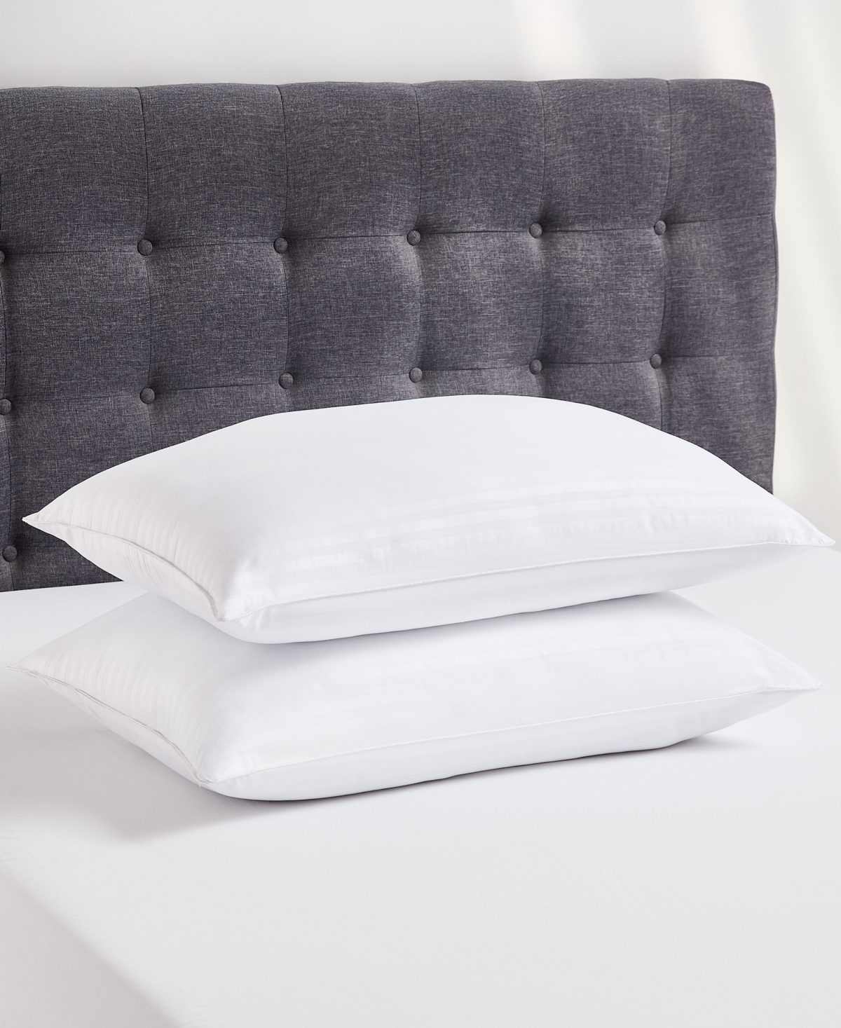 Stearns & Foster Soft Microfiber 2-Pack Pillow, Jumbo