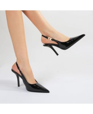 Coetta Patent Slingback Heels