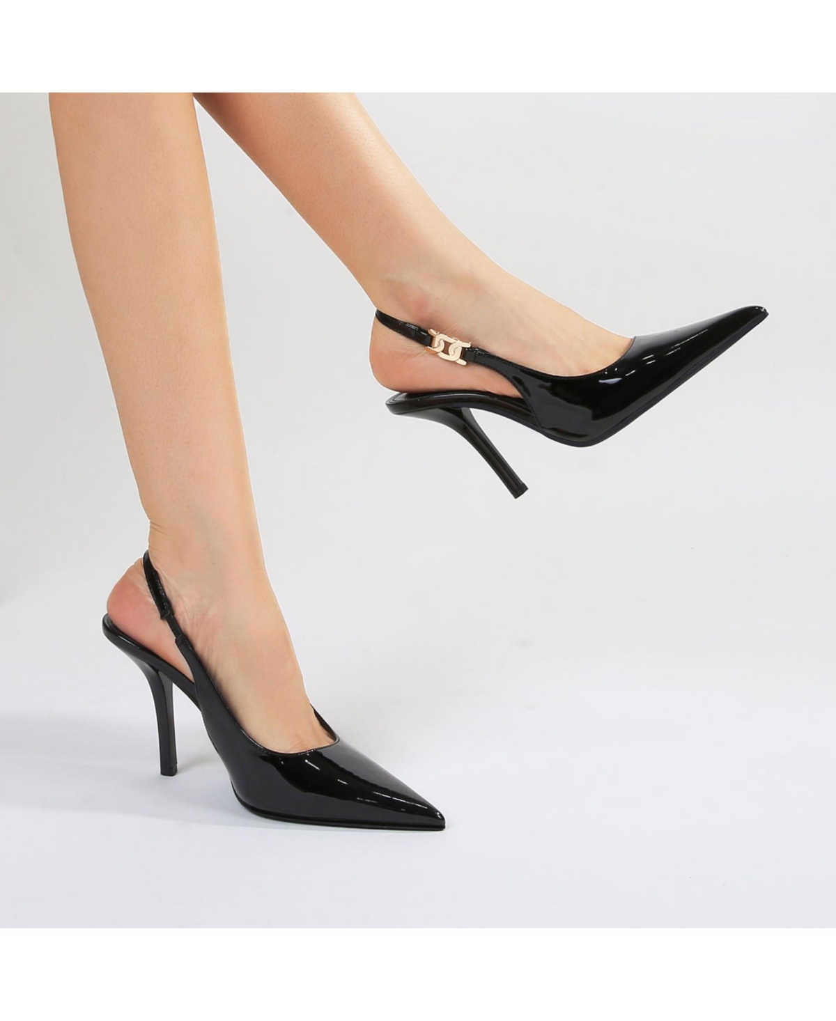 Berness Coetta Patent Slingback Heels