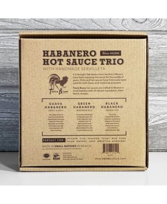 Trio of Hot Sauces with Servilleta