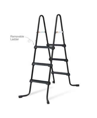 14' x 36" QuickSet Ring Top Above Ground Swimming Pool, Herringbone