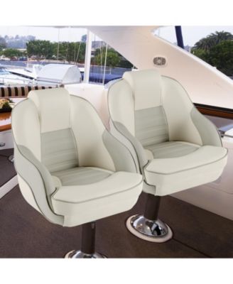 Captain Bucket Seat with Waterproof PVC Leather for Boat Sightseeing