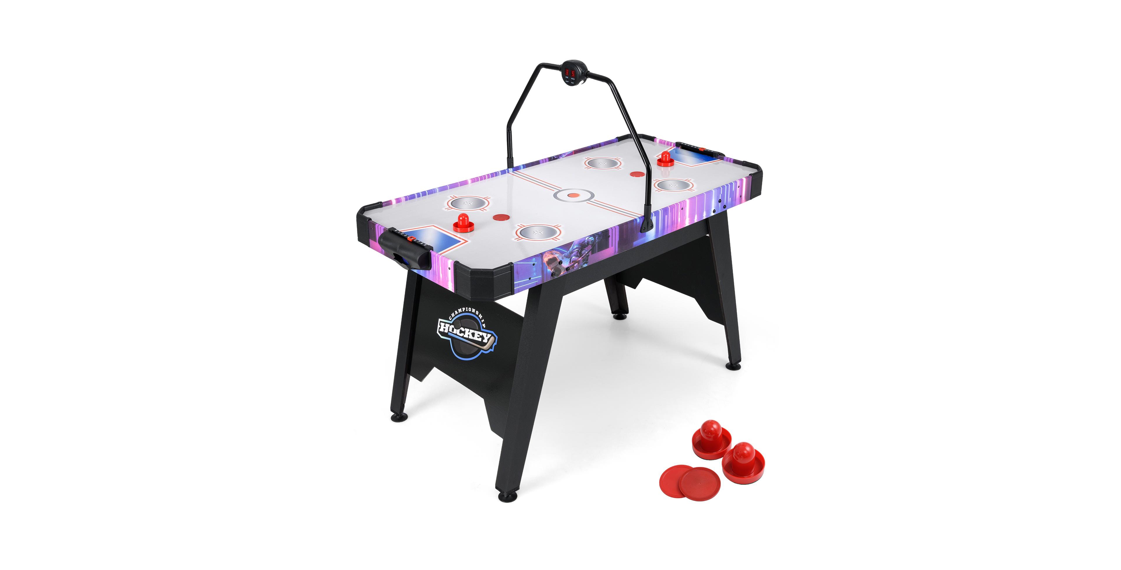 Sugift 56 Inch Air Hockey Table with Led Digital Scoreboard and Powerful 12V Motor.