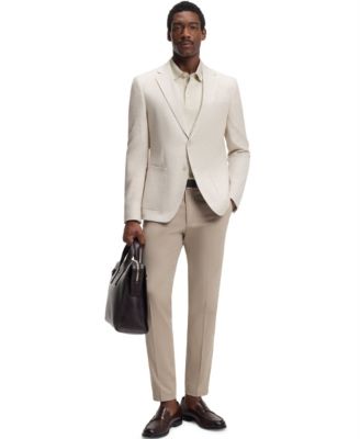 Men's Mercerized-Cotton Double B Monogram Polo Shirt