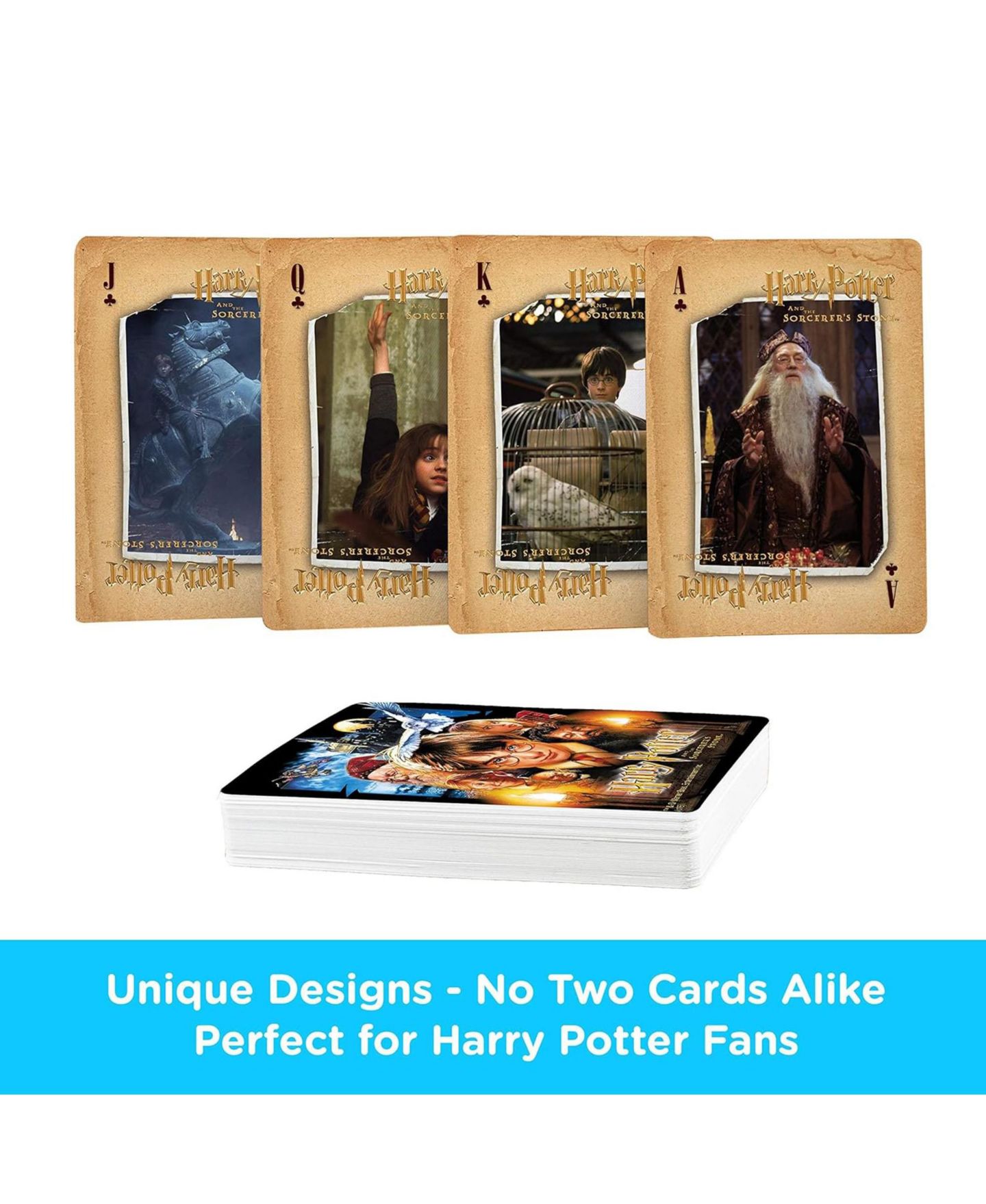 Детские игрушки NMR Distribution Harry Potter and the Sorcerer's Stone 52 Playing Cards, Ages 14+ — фото 4