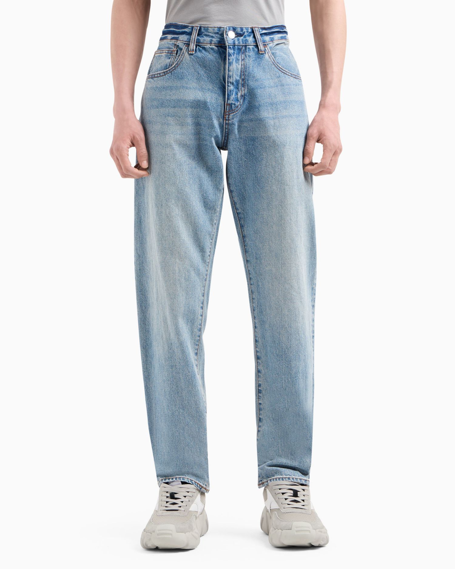 Men's Slim-Fit Indigo Denim Jeans