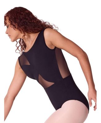 Women's Soft Elegance Asymmetrical Boat Neck Leotard