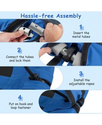 40-Inch Saucer Tree Swing with Adjustable Ropes & Multiple Hanging Options