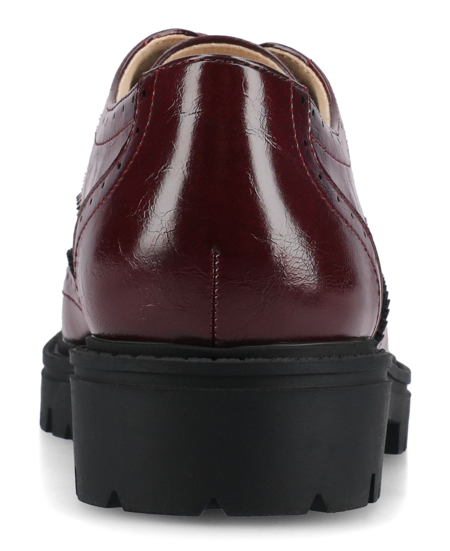 Women's Claudiya Lug Sole Lace Up Oxford Loafers