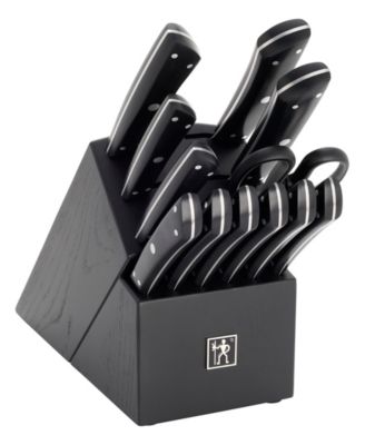 Noir 13-Pc. Knife Block Set