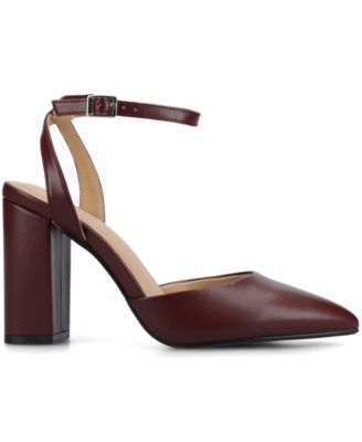 Women's Tyyra Ankle Strap Block Heel Pumps