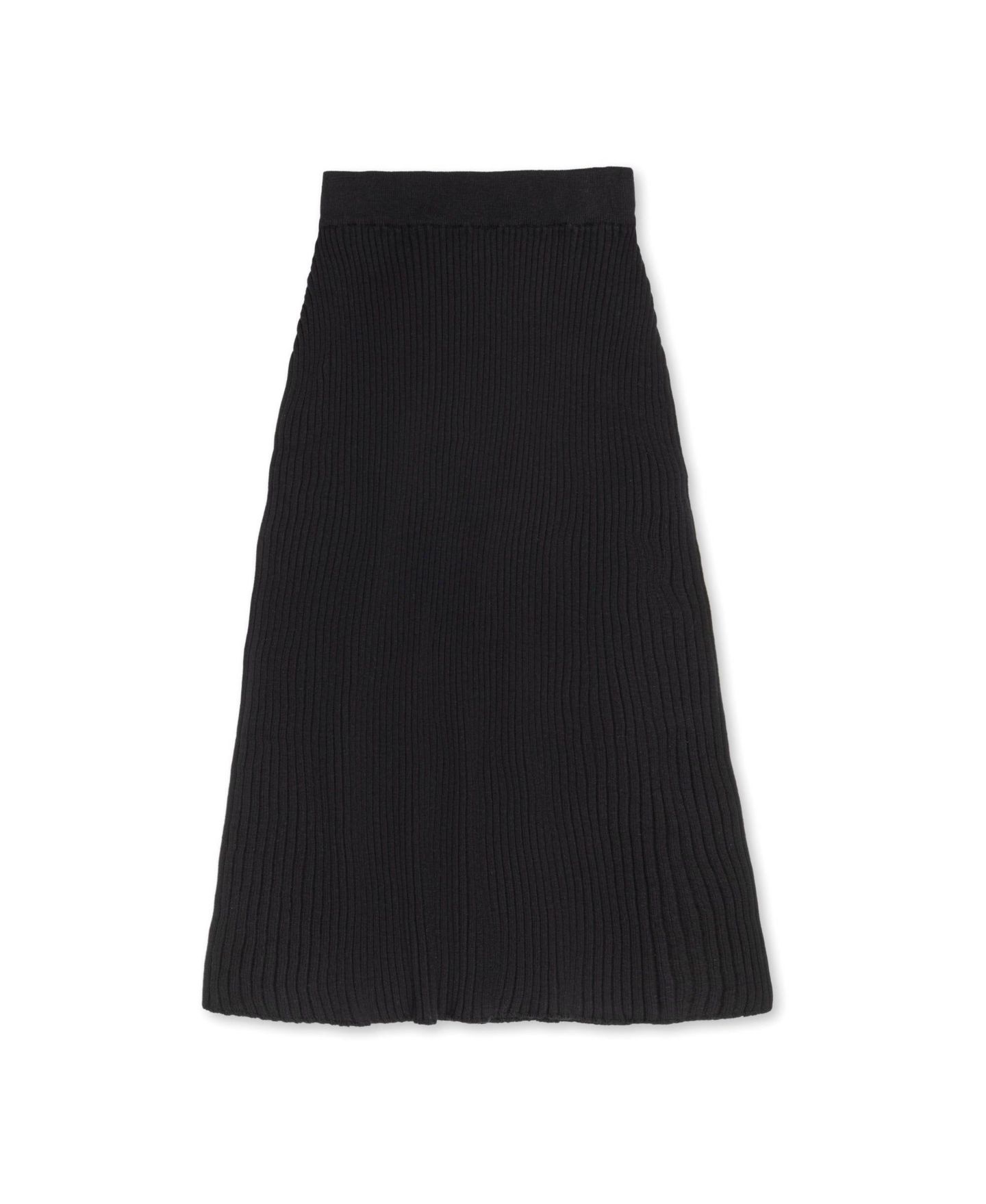 Женская юбка Hope & Henry Organic Rib Knit Sweater Midi, цвет: Чёрный — фото 5