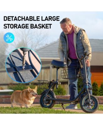 Electric Scooter for Adults, Foldable Scooter with 550W Motor 18.6 MPH 20 Mile Distance