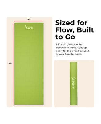 Durable Tear-Resistant Yoga Mat, Green