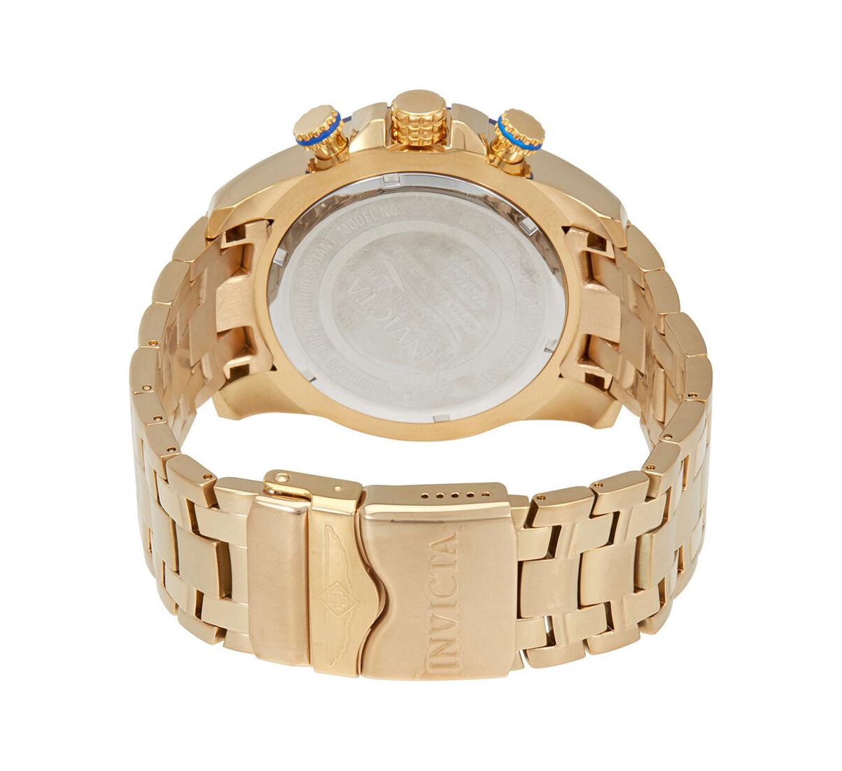 Invicta Men's Pro Diver Quartz Chronograph Gold Dial Watch